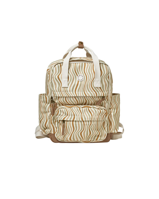 Retro Waves School Backpack