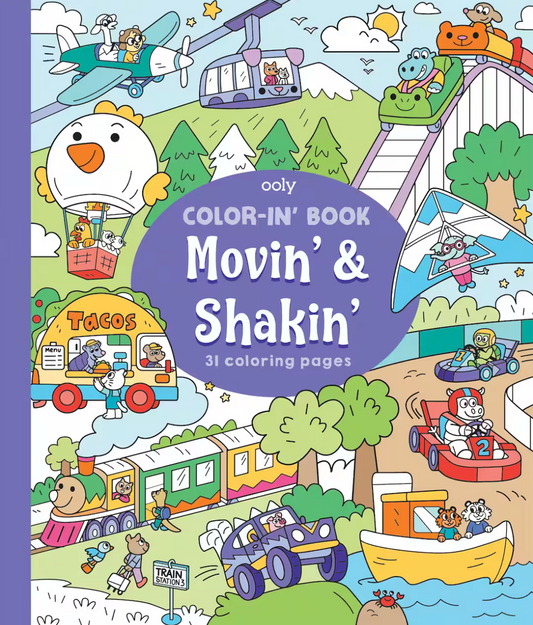 Movin & Shaking Coloring Book