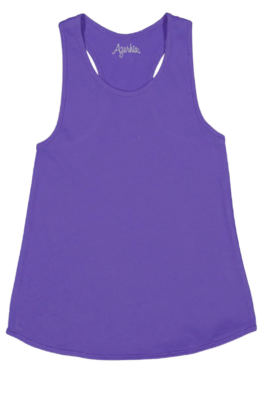 Tank Top with Racer Back in Purple