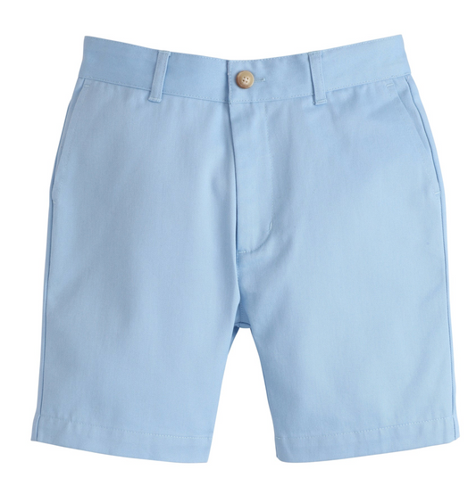 Light Blue Twill Classic Shorts