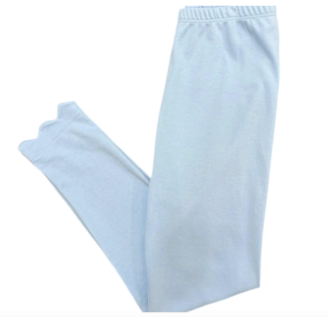 Scalloped Pima Leggings