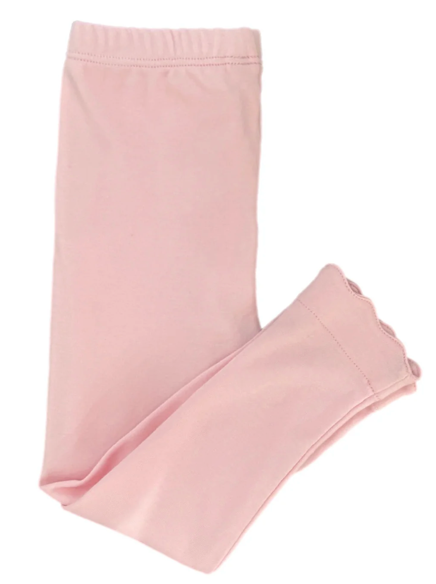 Scalloped Pima Leggings