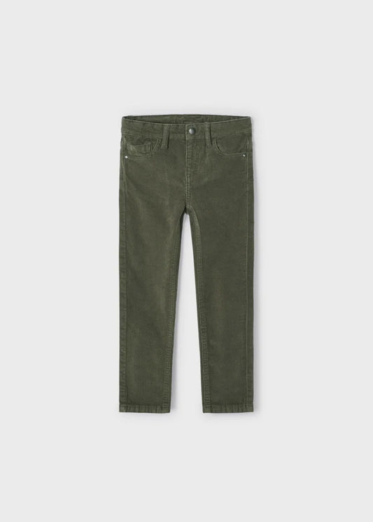 Boys Basic Slim Fit Cord Trousers