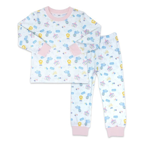 Sweet Pea PJ Set - Pink Circus