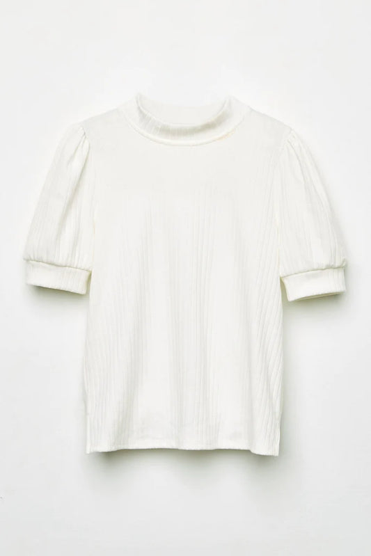 Textured Short Sleeve Top - Tween