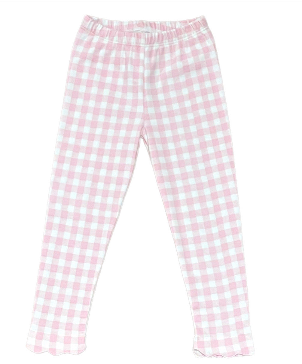 Scalloped Pima Leggings