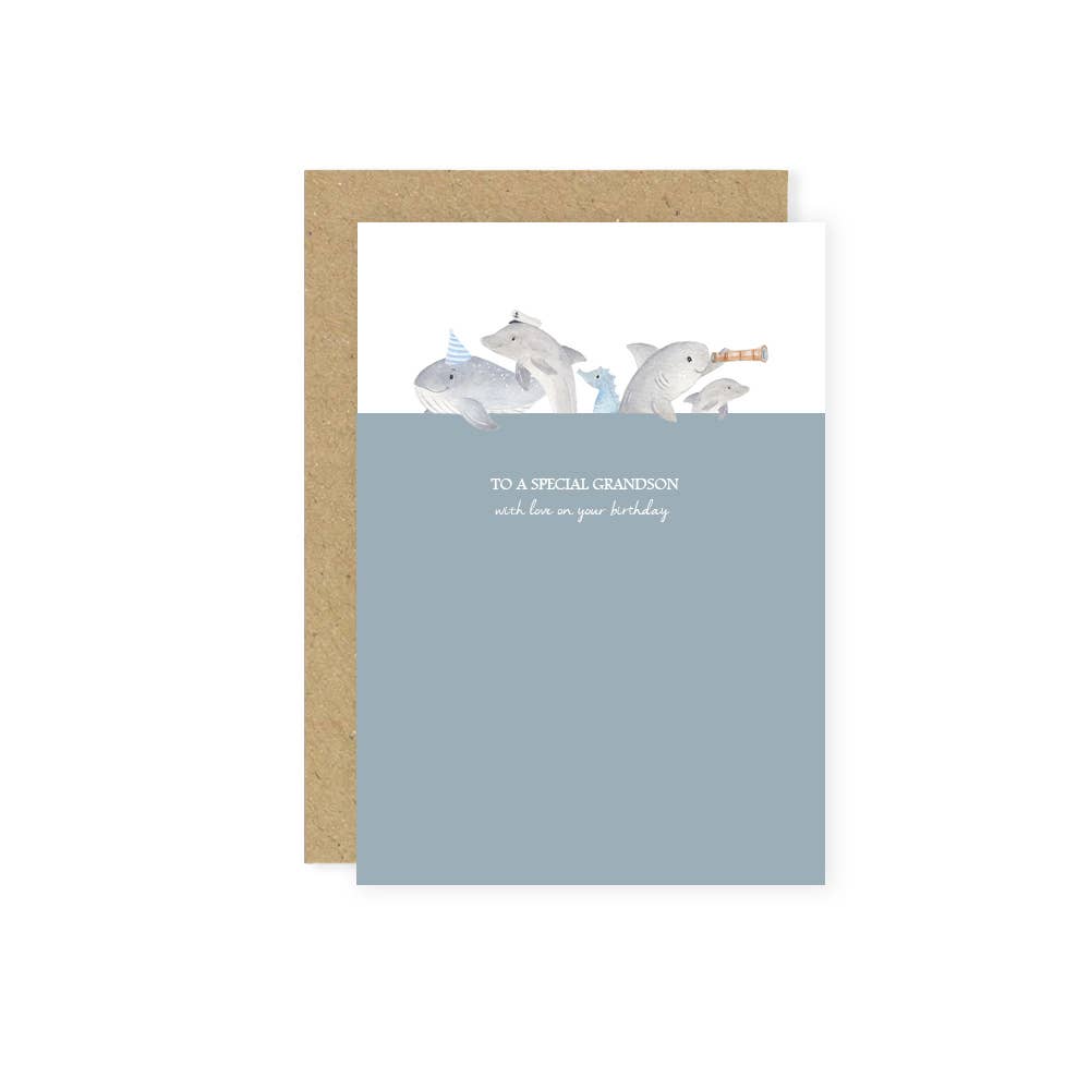 To a Special Grandson on Your Birthday Card