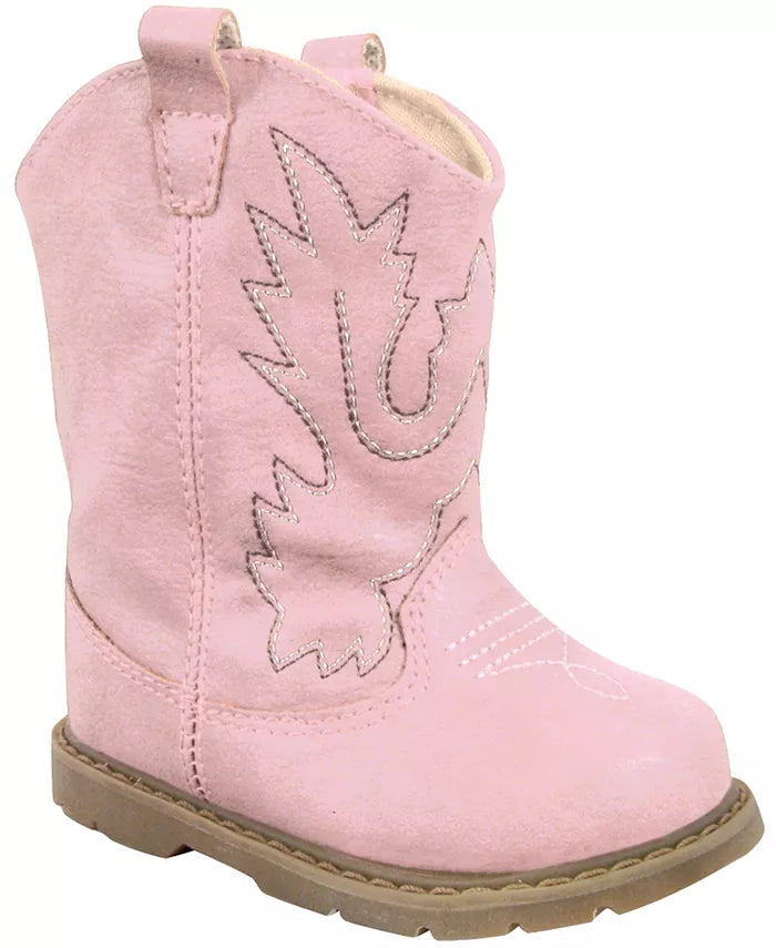 Pink toddler girls cowboy boots. 