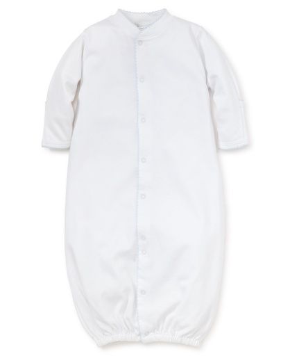 Blue and white basics converter gown by Kissy Kissy. 