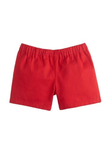 Red Twill Basic Short