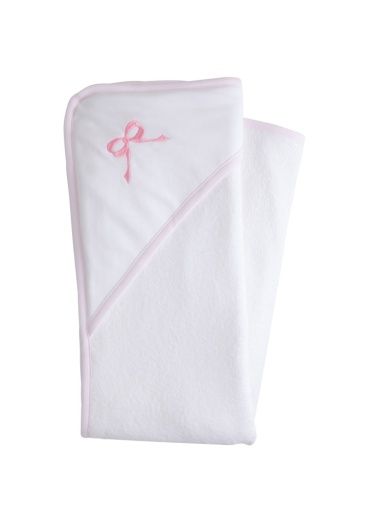 Pink Bow Hooded Towel