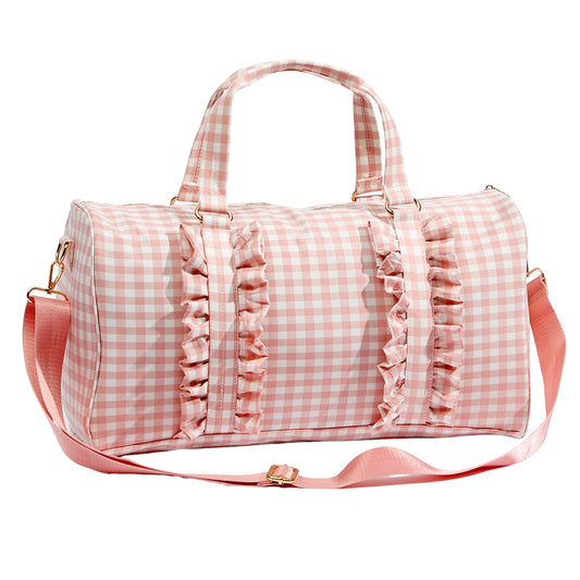 Bubbly Gingham Duffle Bag