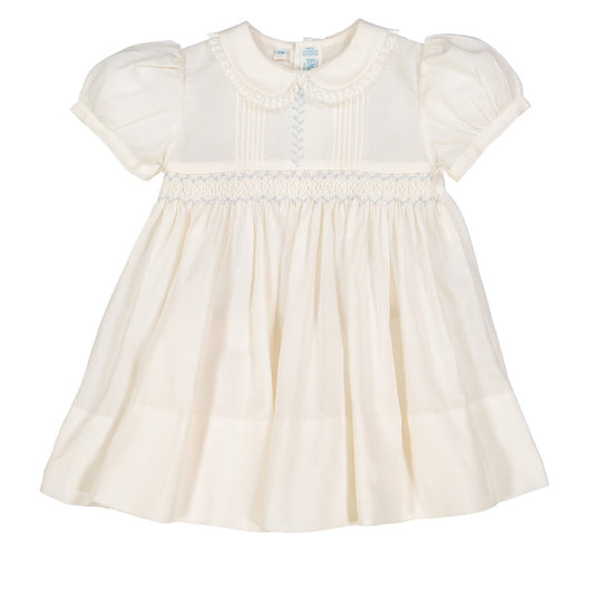 Ivory Vintage Smocked Dress