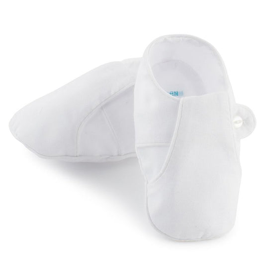 White T Strap Bootie