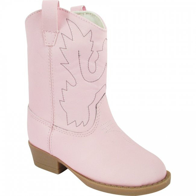 Pink toddler girls cowboy boots. 