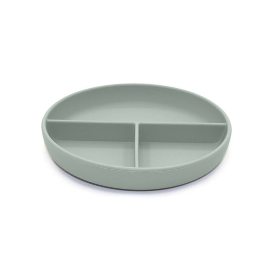 noüka Silicone Divided Plate with Suction Leaf