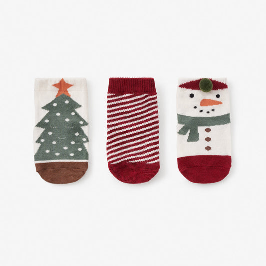 Holiday Non-Slip Baby Sock Set
