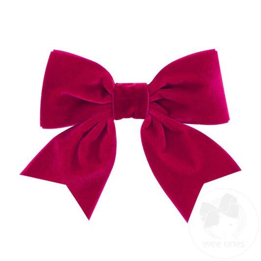 Velvet Bow - Cardinal Red