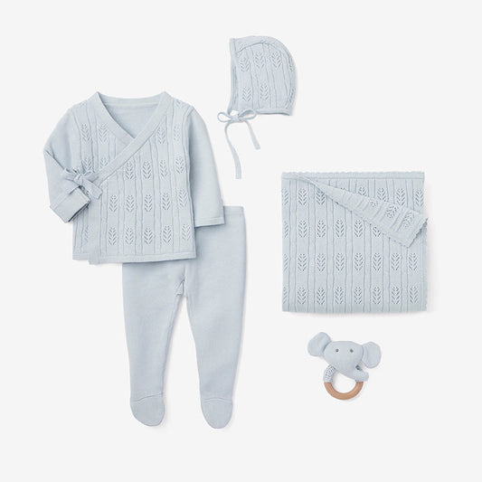 Cloud Blue Baby Layette Set