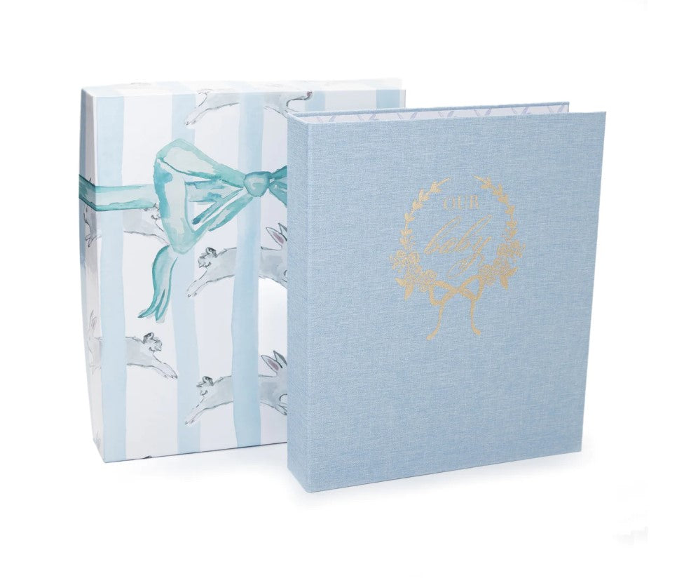 Blue Vintage Memory Book
