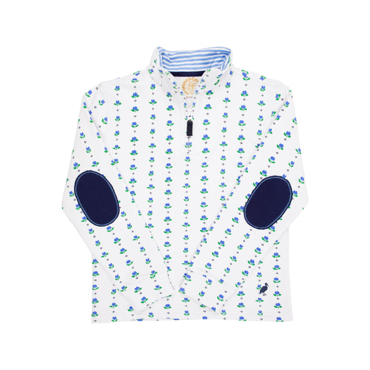 Canter Collar Half Zip - Georgetown Tulip