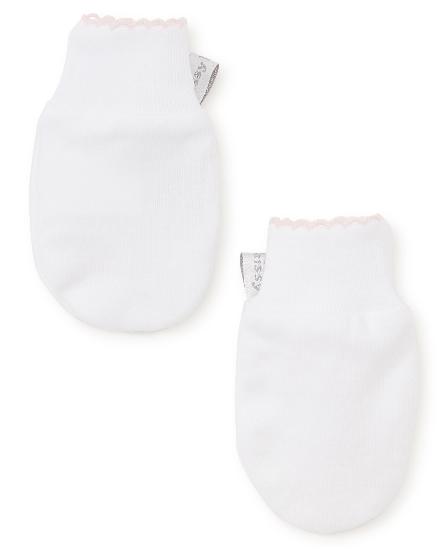Kissy Basic Pink and White Mittens
