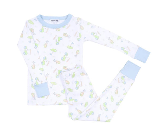 On the Green Boys Pajamas