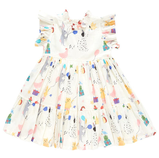 Girls Jennifer Dress - Birthday Buddies