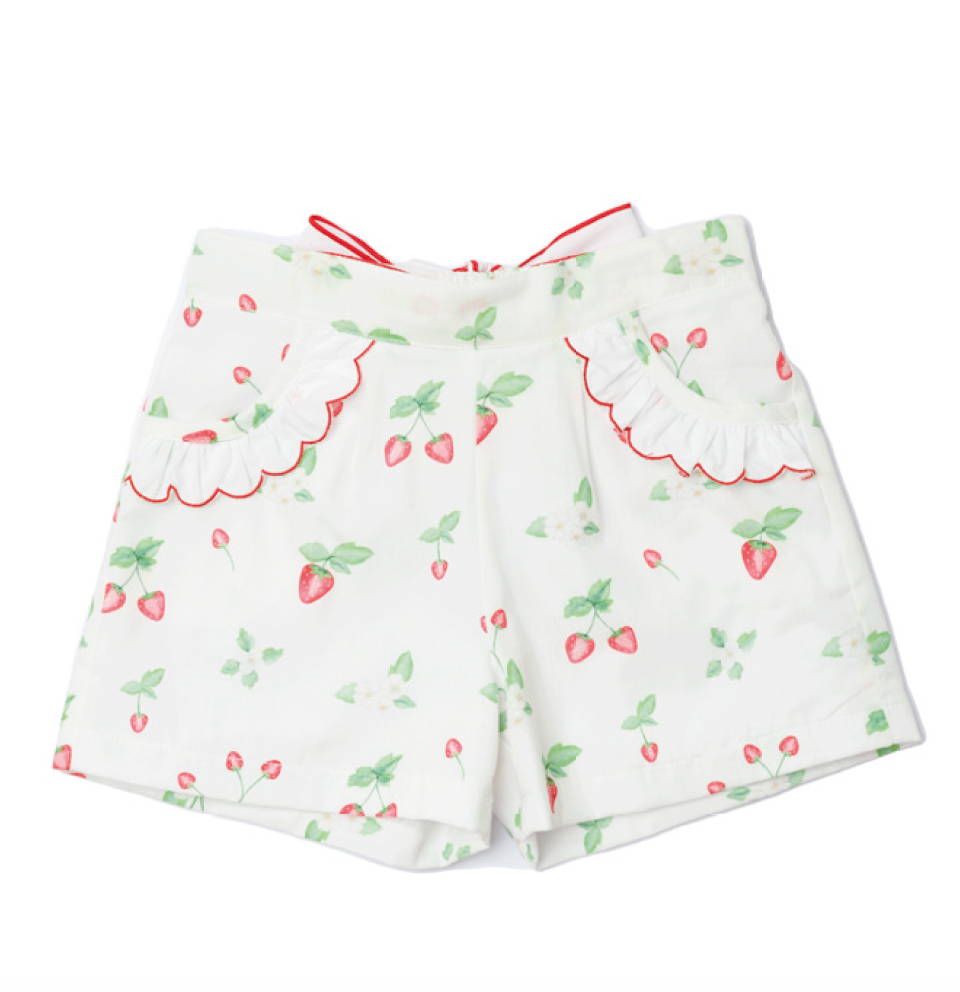 Daisies & Berries Girl Shorts