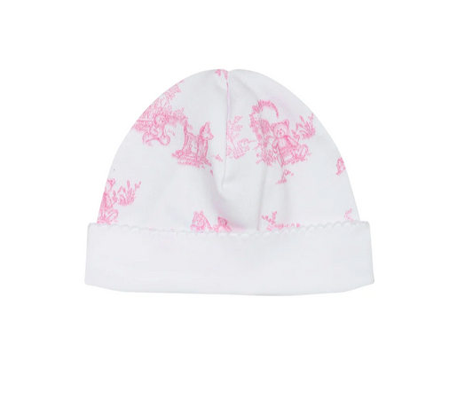 Pink Toile Hat