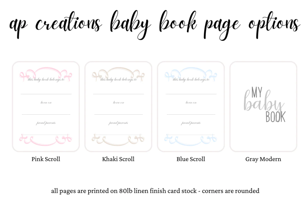 Baby Memory Book