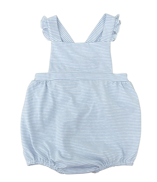 Georgia Blue Stipe Knit Sunsuit