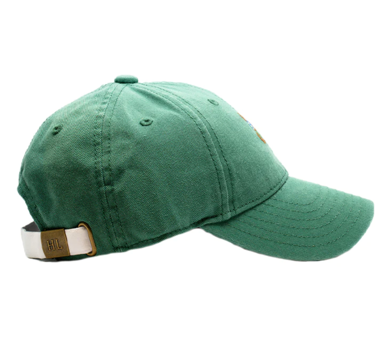 Black Duck on Moss Green Hat