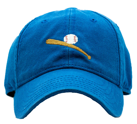 Baseball on Cobalt Hat