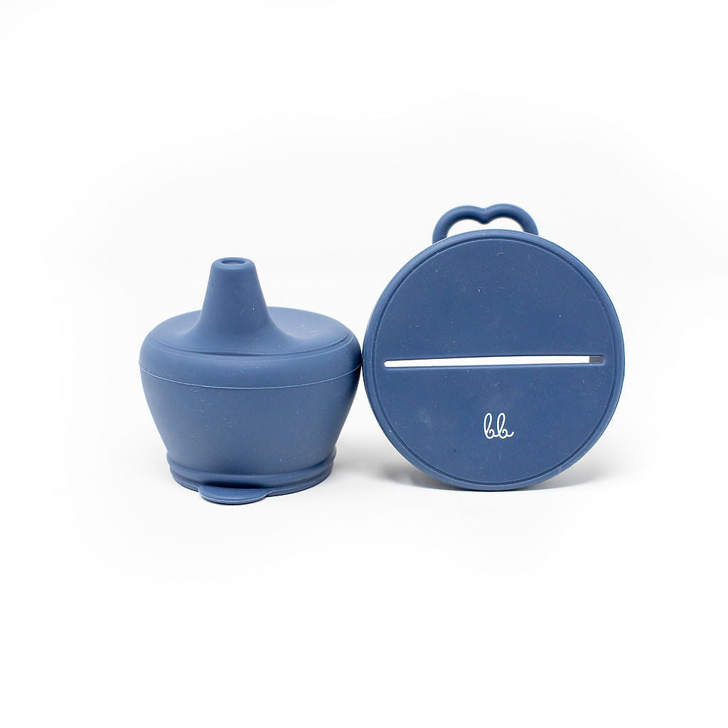 BB Silicone Snack & Sippy Lid Set