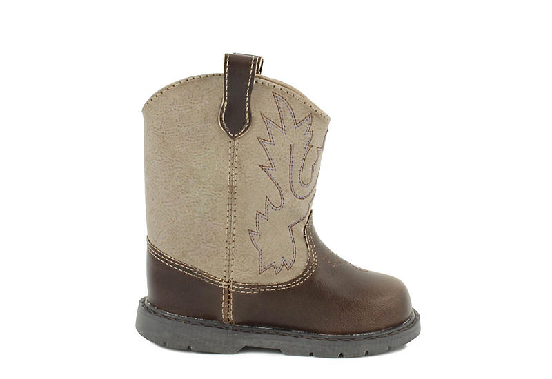 Two tone toddler boys cowboy boots. 