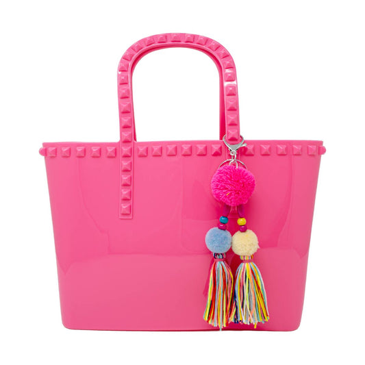 Pink Jumbo Jelly Tote Bag
