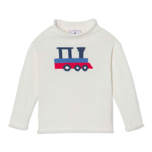 Fraser Train Intarsia Sweater