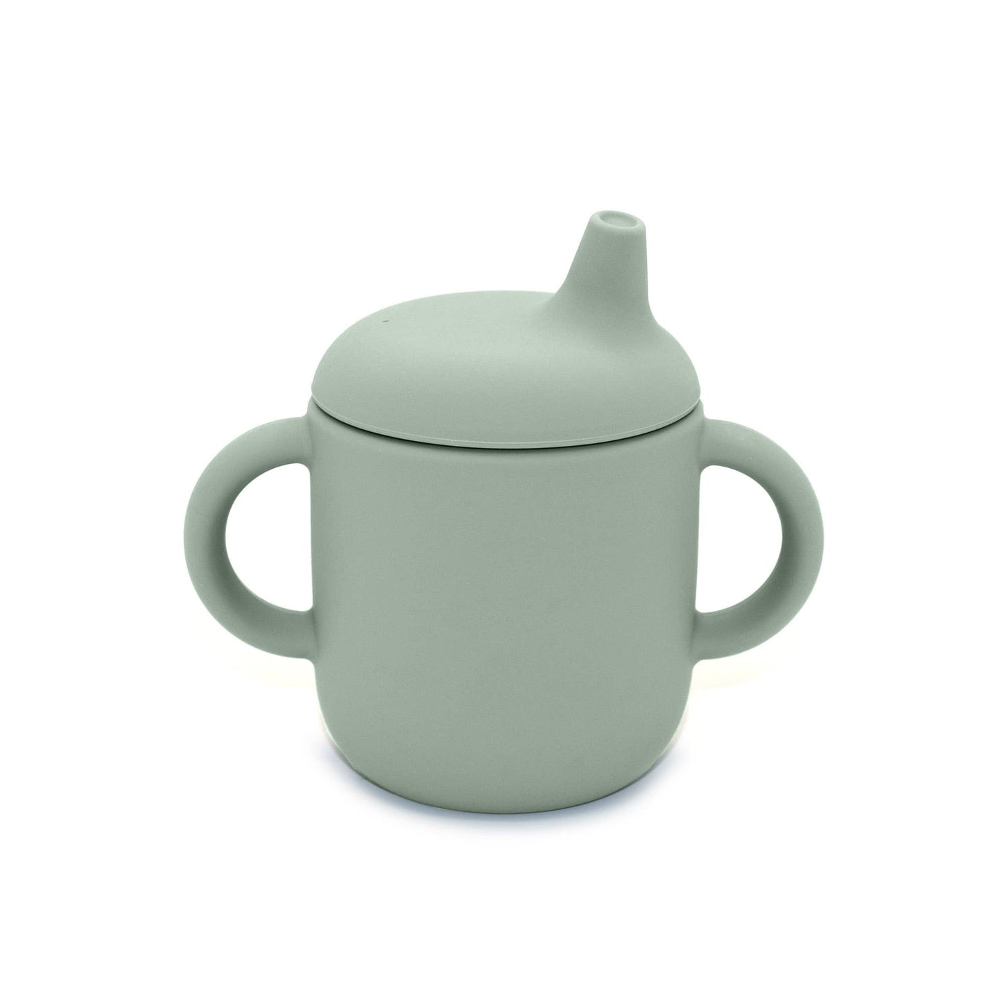 noüka Silicone Sippy Cup with Handles Leaf