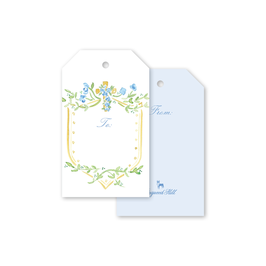 Blue Cross Crest Gift Tags