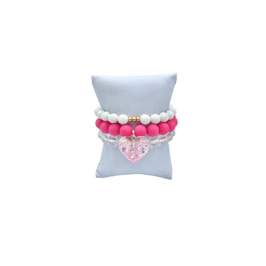 Pink Hearts Stack