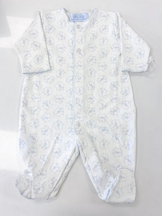 Blue Bunny Footie